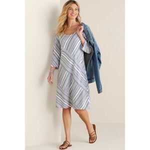 NWT Soft Surroundings Sonya Linen Dress Sz Small (6-8)